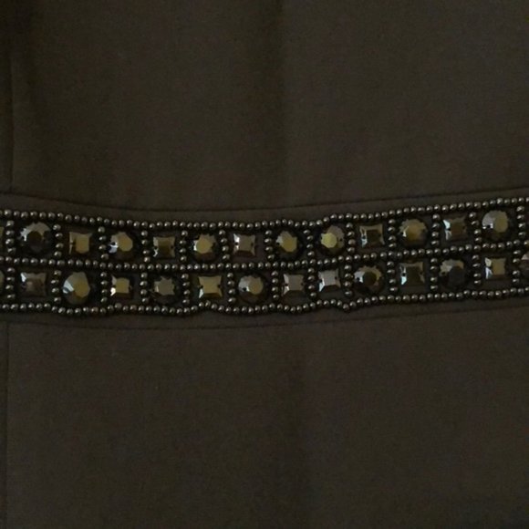 Kasper Embellished Black Dress Size 10 - Picture 3 of 3